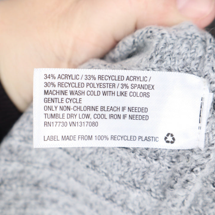 Universal Thread Heather Gray Open Front Knit Cardigan Vest Longline Sleeveless