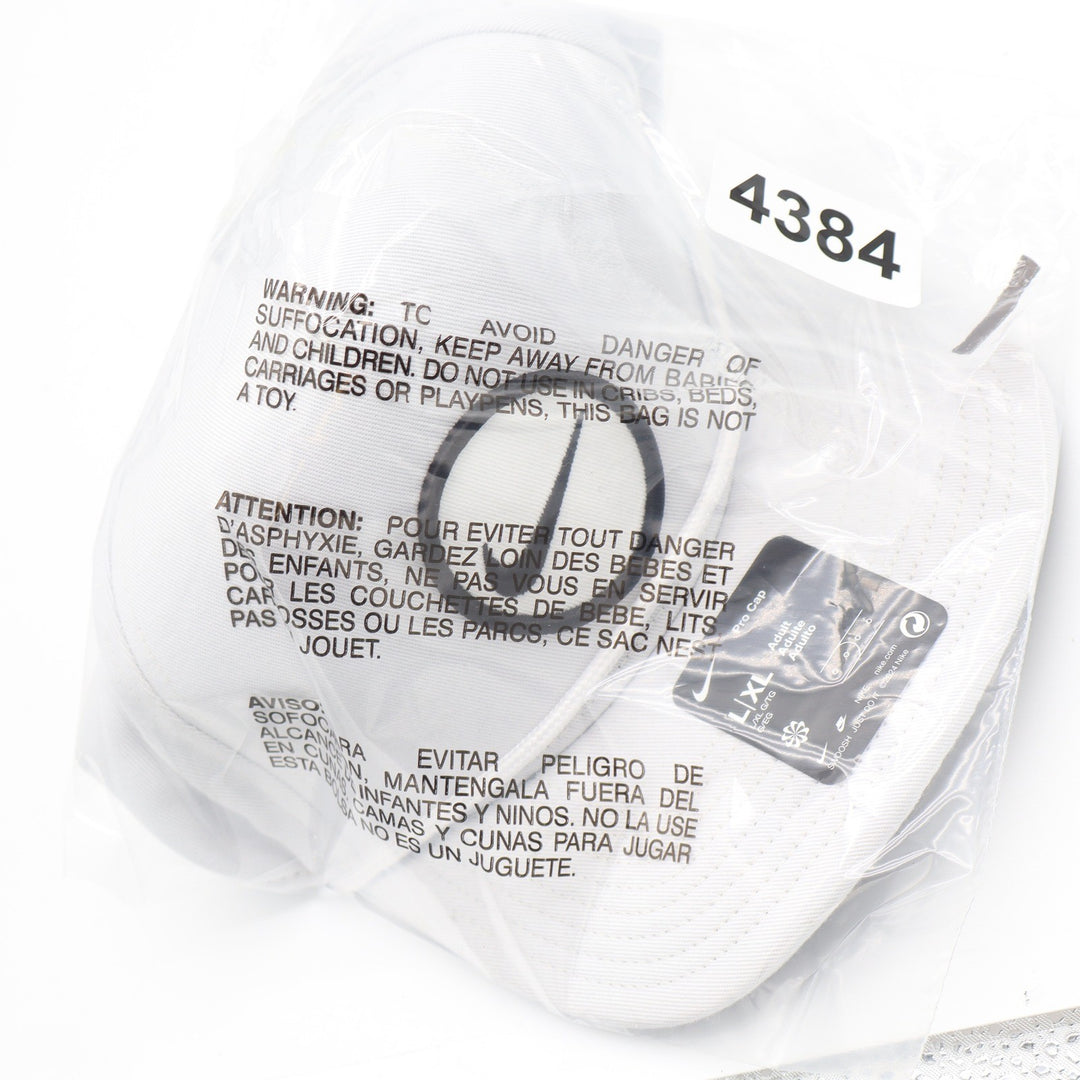 Nike Pro Cap White Rope Snapback Hat L/XL