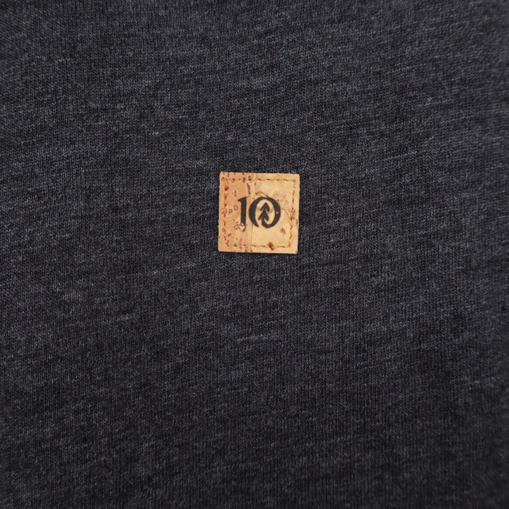 Tentree Mens M Baker T-Shirt Metallic Black Heather Small