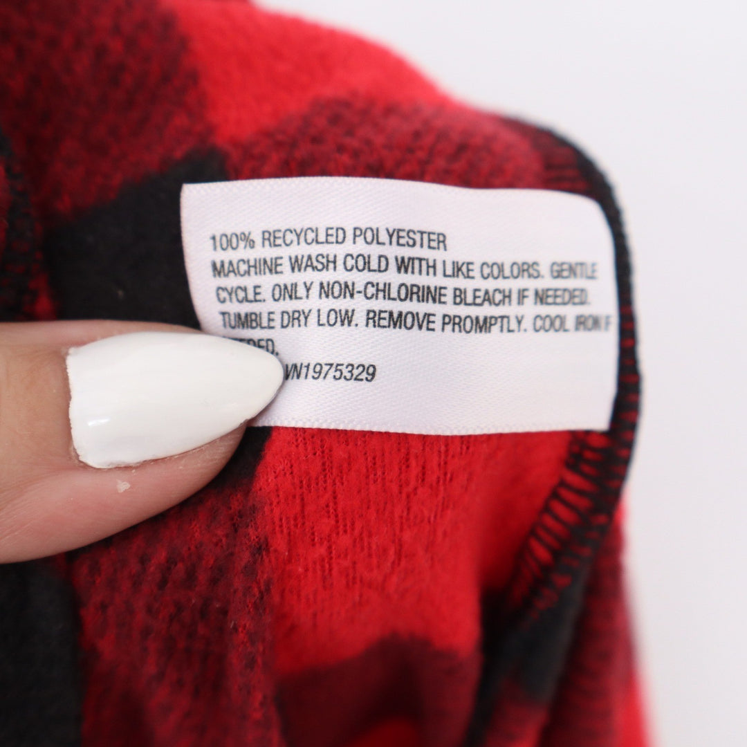 Wondershop Target Womens Red Black Buffalo Plaid Fleece Pajama Pants Large