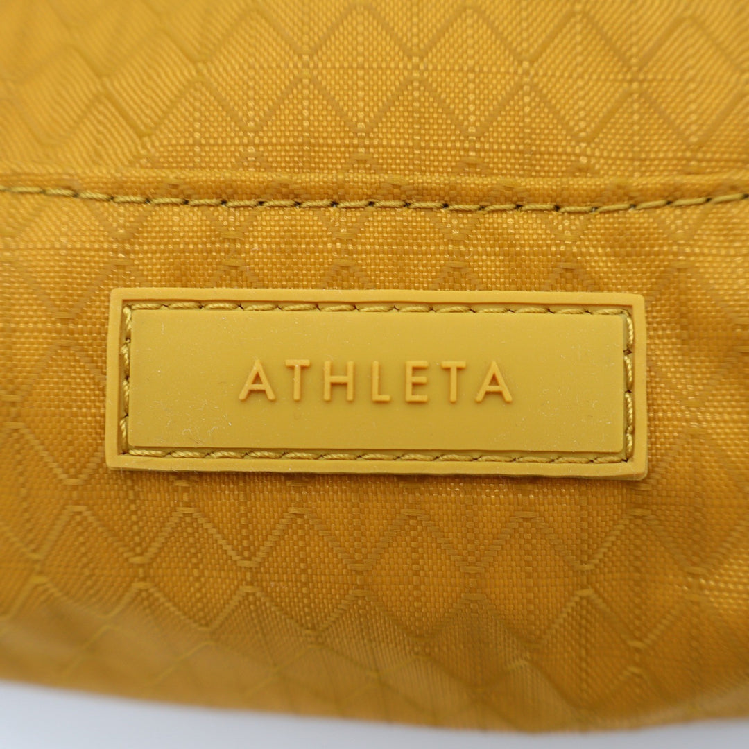 Athleta Excursion Belt Bag Mustard Yellow Ripstop Nylon Waist Pack