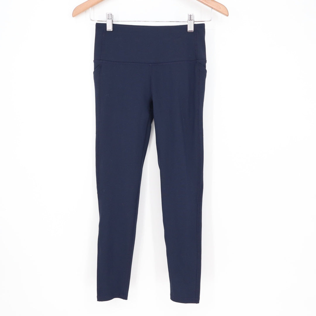 DSG Momentum 7/8 Legging Womens XS Jet Navy Blue High Rise Athletic Pockets
