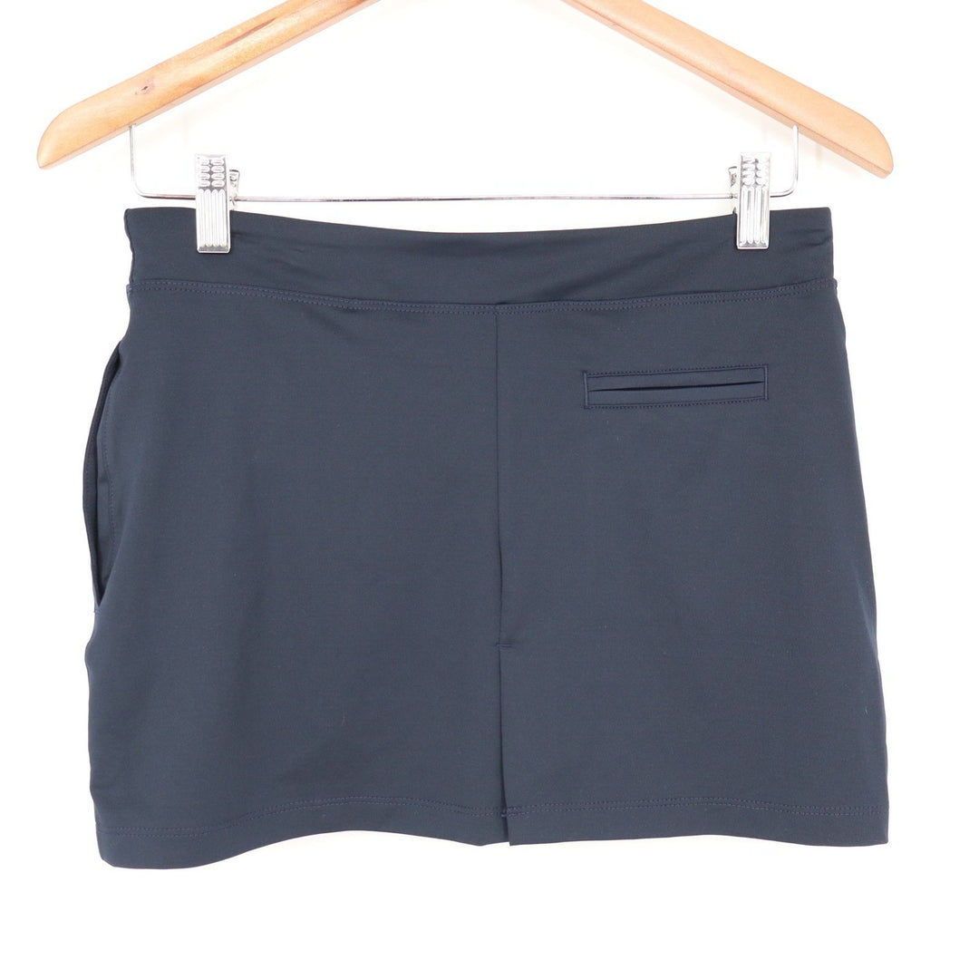 Puma Girls Navy Blazer Solid Knit Athletic Skort Skirt 16 Size Large