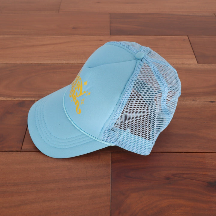 Stay Golden Trucker Hat Adult Unisex OS Blue Curved Brim Adjustable Snapback