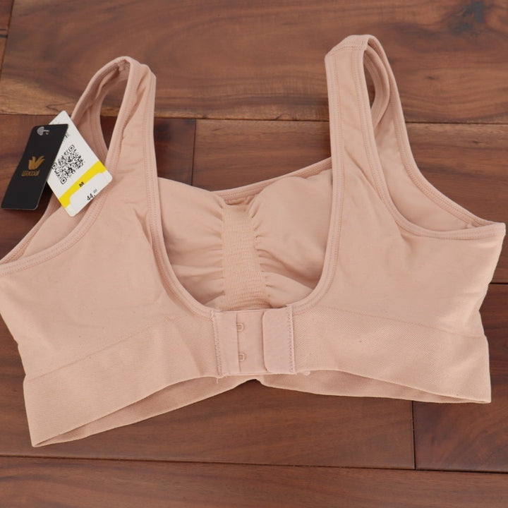 Wacoal Feeling Flexible Bralette Bra Womens Medium Rose Dust Stretch Wireless