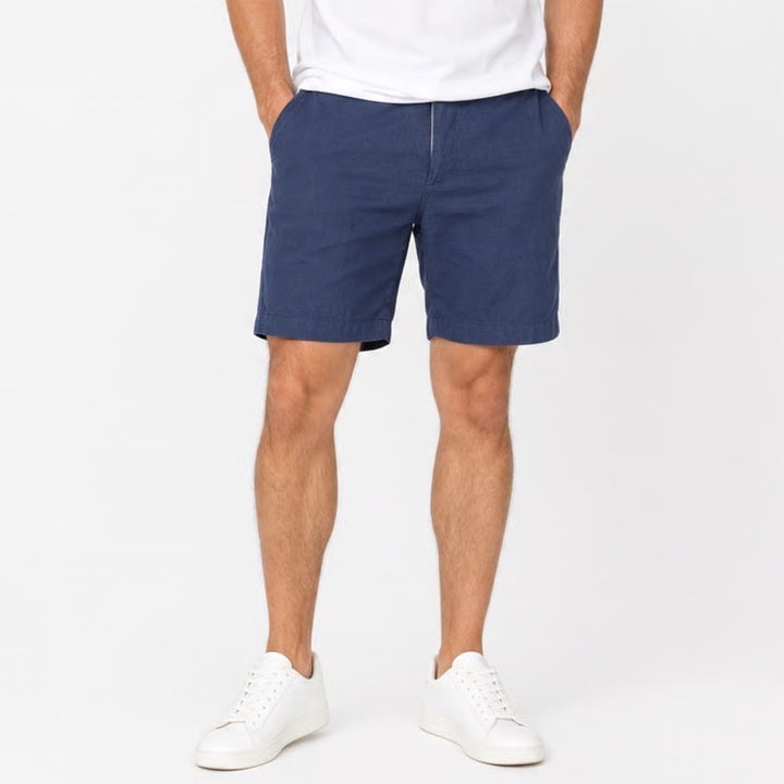J.Crew Rivington Mens Blue Cotton Textured Chino Shorts 34w SP 15