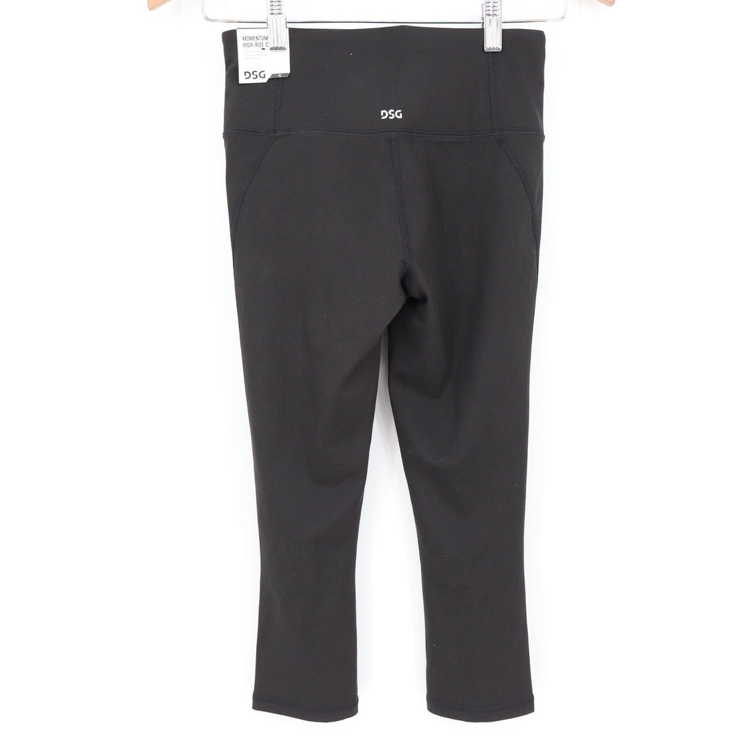 DSG Momentum High-Rise Capri Leggings Womens XS Pure Black