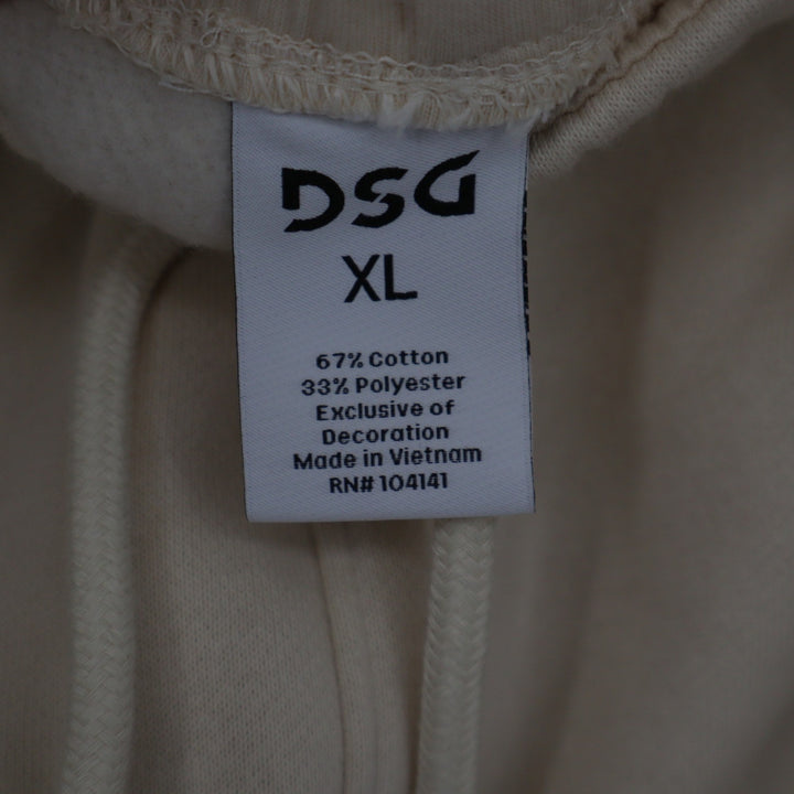 DSG Mens Classic Fleece Cinch Pant Joggers Light Sand XL New