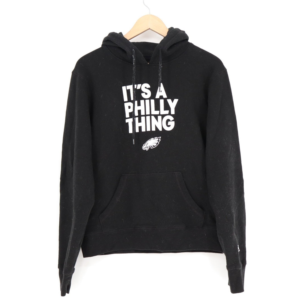 Philadelphia Eagles Hoodie Womens Small Black New Era It's A Philly Thing Cotton