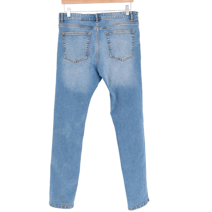 Forever 21 Mens Skinny Jeans Size 33 Medium Wash Blue Denim Pants