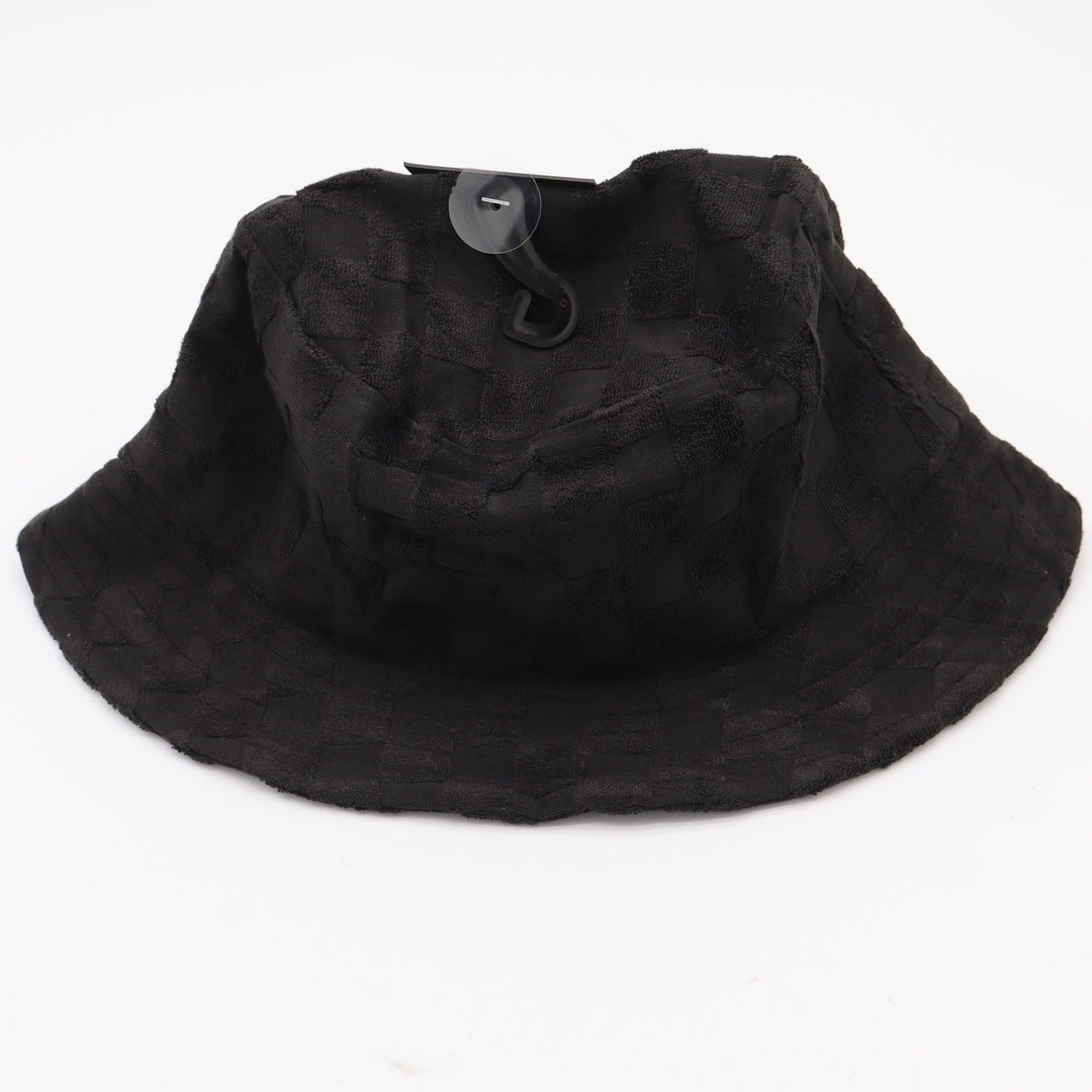 C.C Bucket Hat Womens OS Checkered Black UPF 50+ UV Protection Sun Hat New