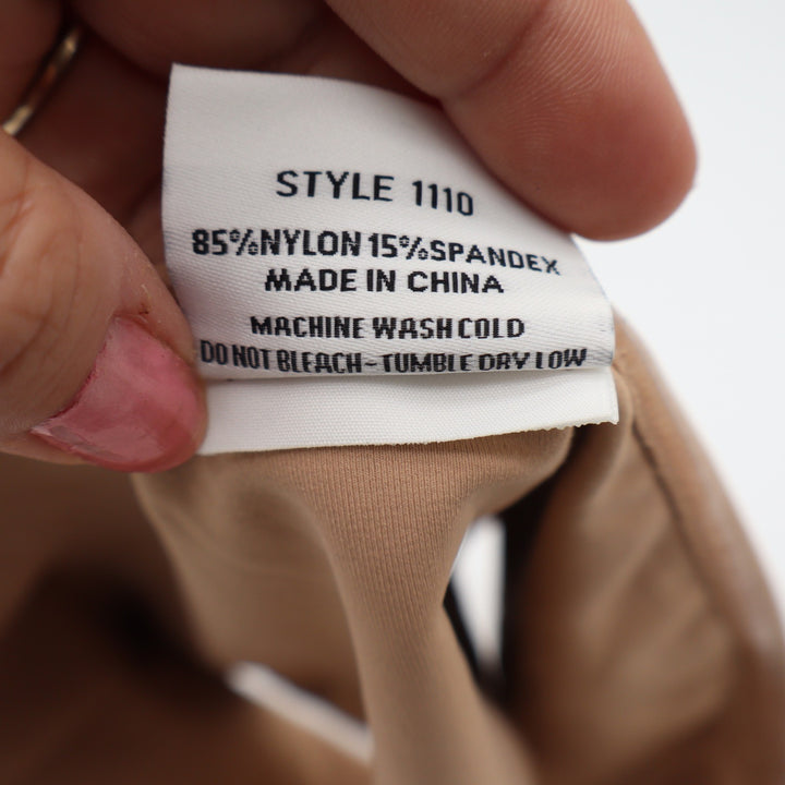 Dynamic Tube Top Women's S Tan Strapless Stretch Excellent