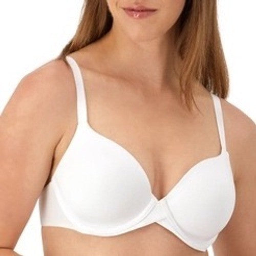 Maidenform One Fab Fit T-Shirt Bra Womens 32B White Underwire Adjustable Strap