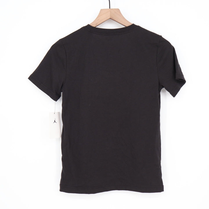 Jordan Boys Black Graphic Basketball T-Shirt Jumpman Logo Size M 10-12