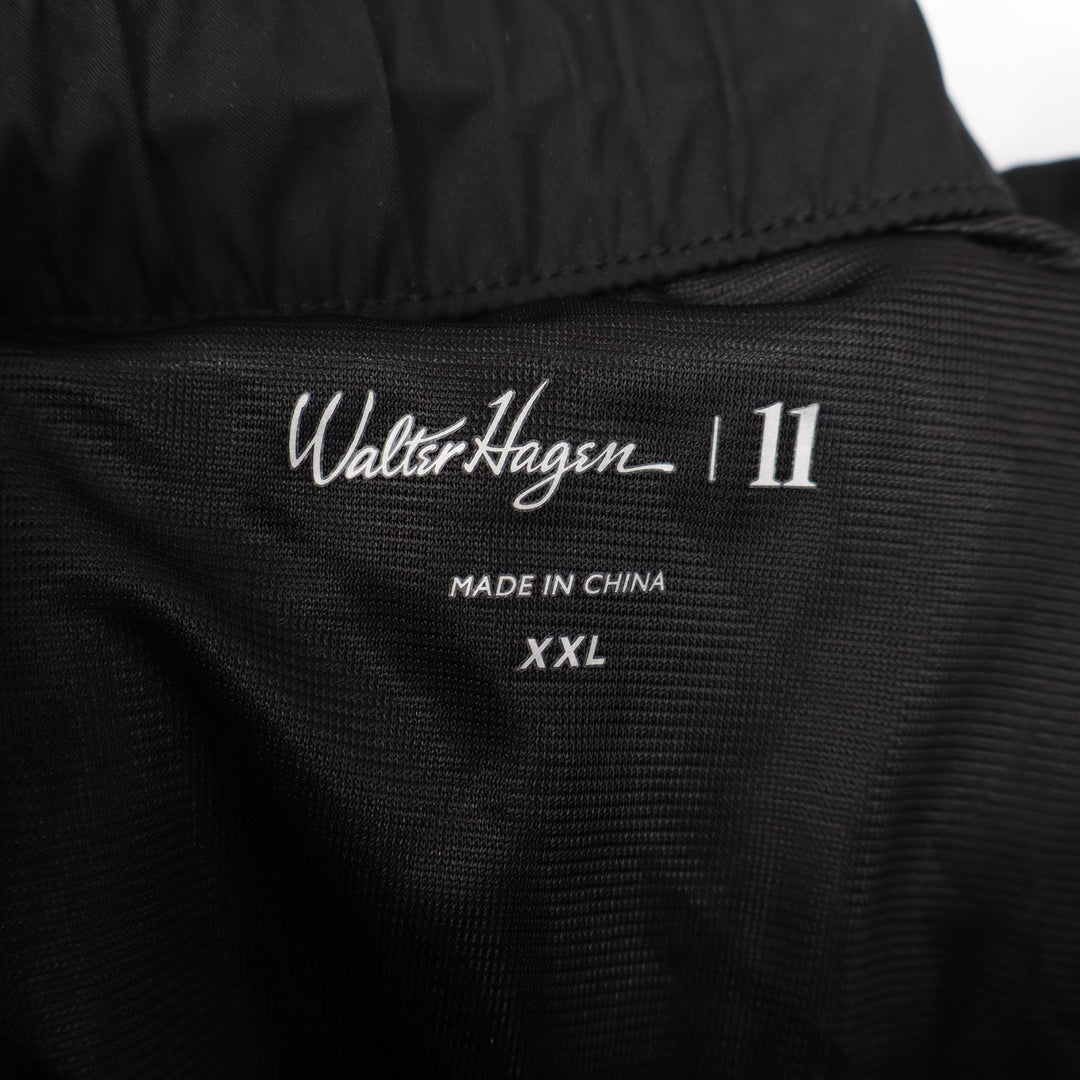 Walter Hagen Mens XXL Black Golf Rain Pants Elastic Waist Adjustable Leg