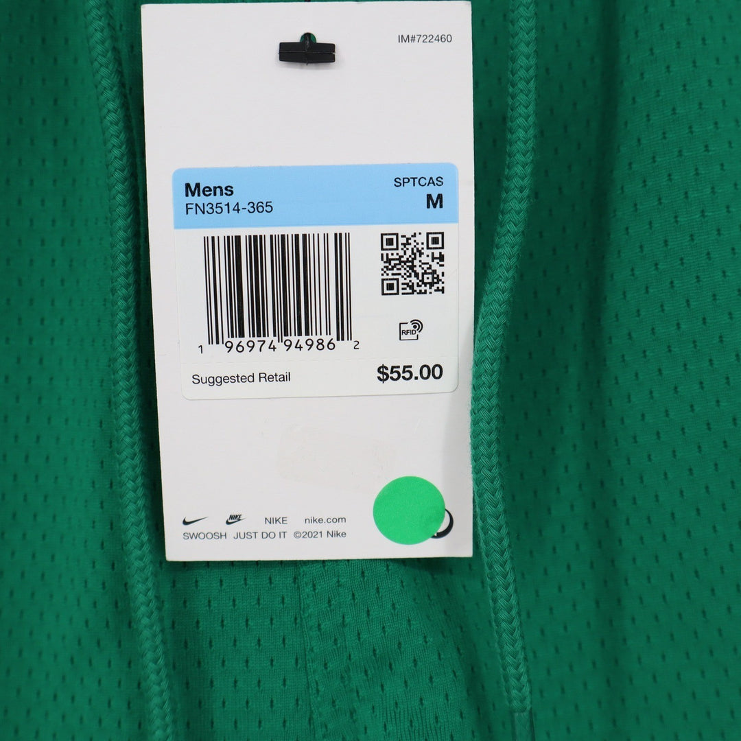Nike Mens Green Mesh Athletic Shorts Standard Fit Size M NEW