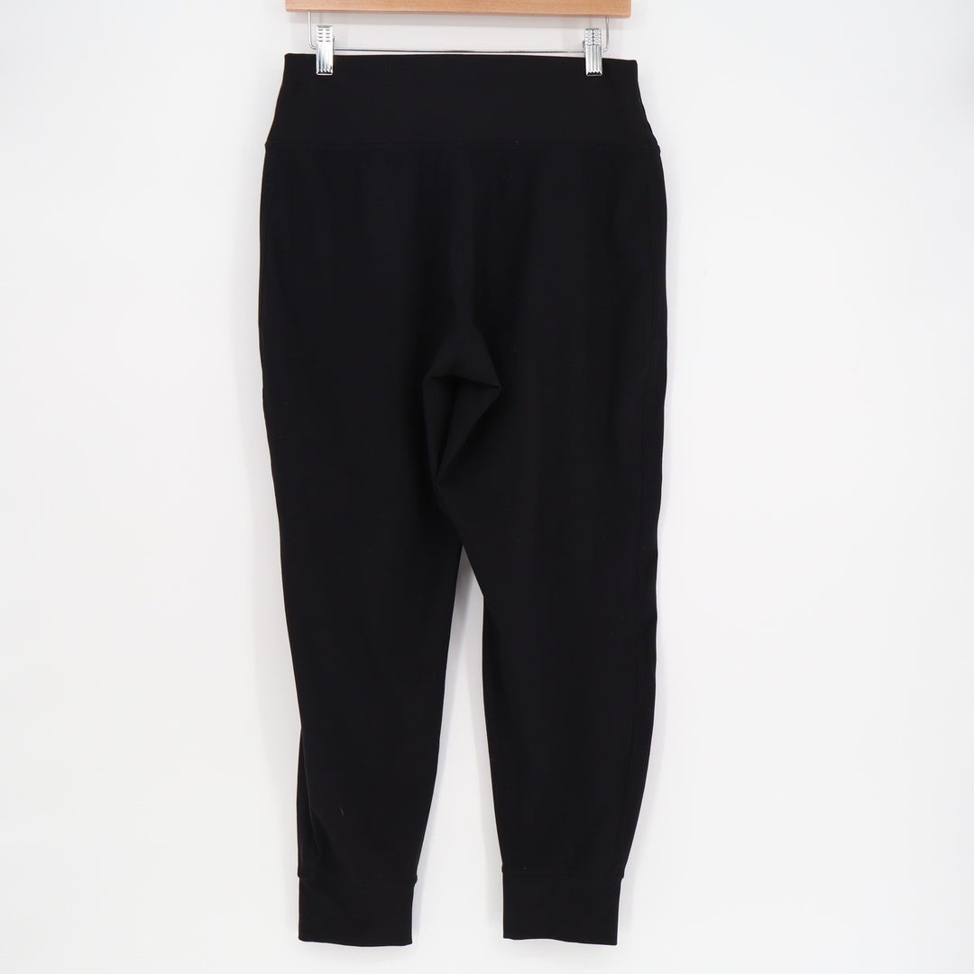 Calvin Klein Performance Womens Black High Rise Stretch Joggers Size L