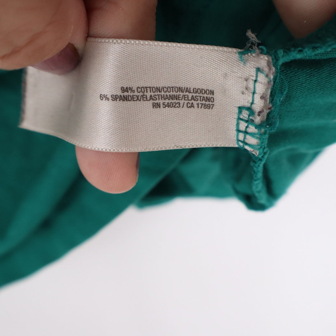 Old Navy Womens XL Green Cotton Stretch Spaghetti Strap Camisole Tank Top