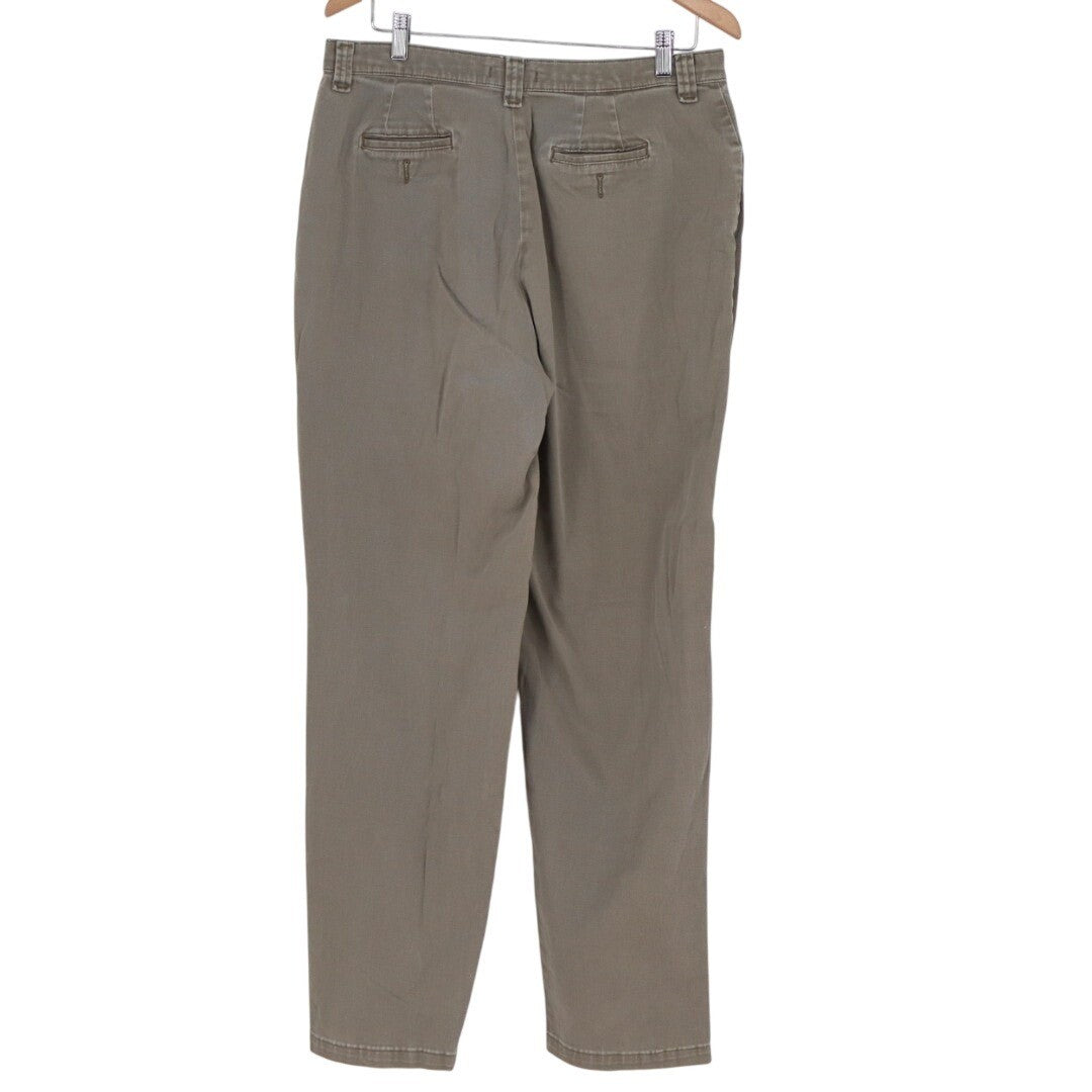 Lee Khakis Jeans Men 34 Brown Denim Preppy Mid Rise Pockets Straight Leg Outdoor