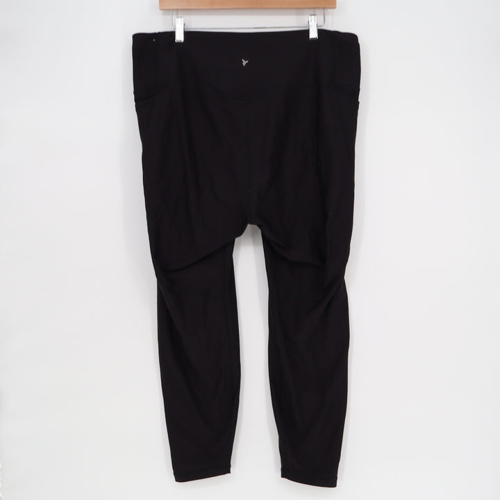 Old Navy Active Powersoft High Rise Leggings Black XXL Go-Dry Side Pockets