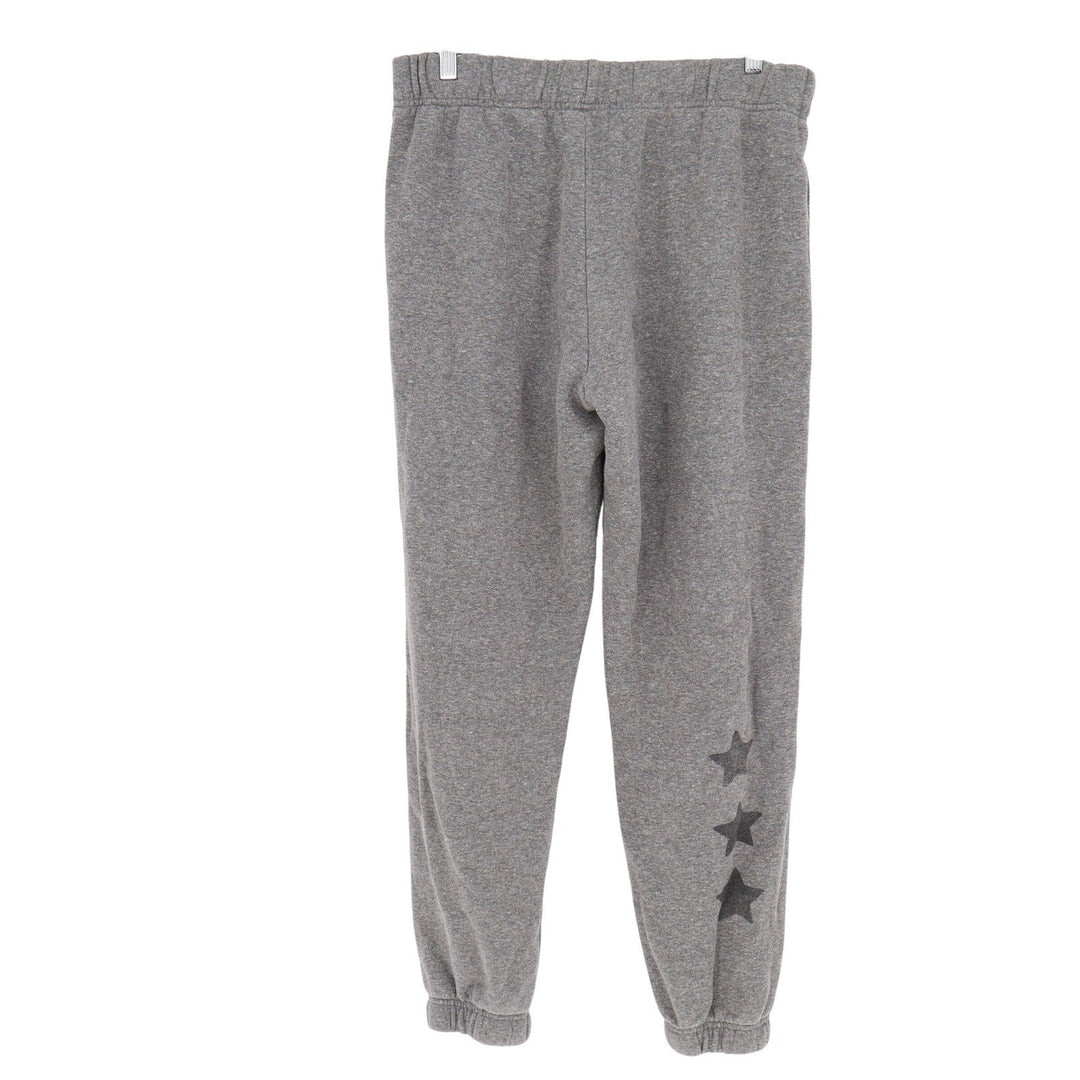 Spiritual Gangster Mens Gray Star Graphic Jogger Sweatpants Size L Fleece Lined