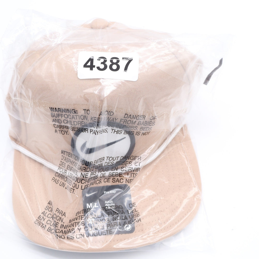 Nike Pro Cap Dri-FIT Training Snapback Hat Tan Khaki M/L NEW