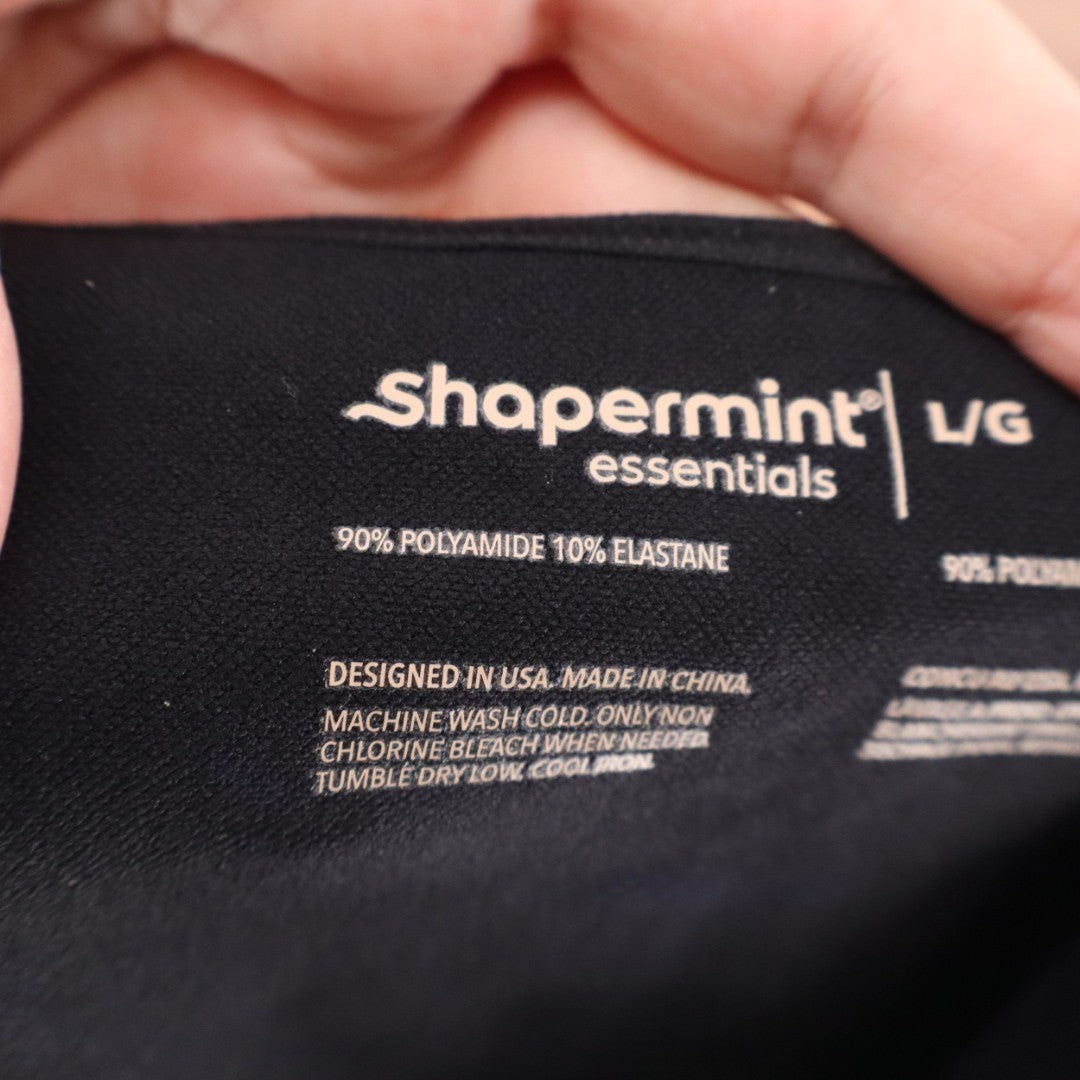Shapermint Essentials All Day Every Day Scoop Neck Cami Womens L Black Shapewear