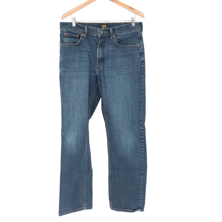 Lee Premium Select Regular Fit Men Jeans 34x32 Blue Cotton Blend
