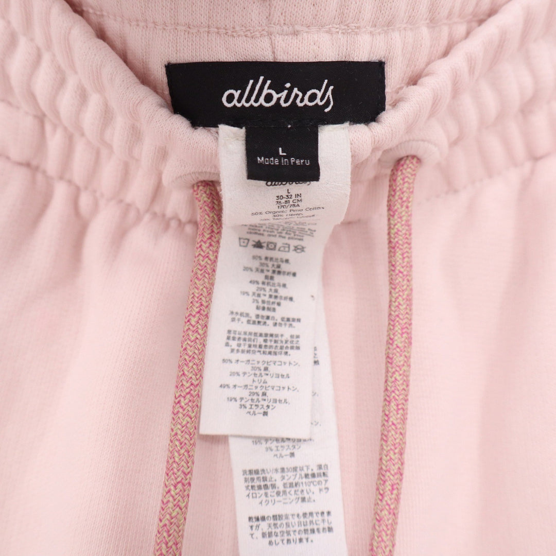 Allbirds R&R Jogger Pink Organic Pima Cotton Hemp Sweatpants Mens Large
