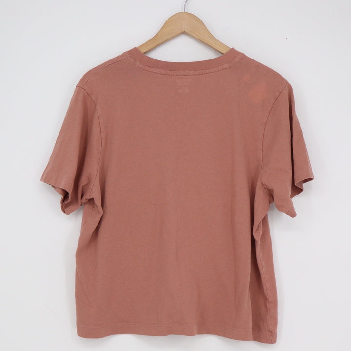 American Eagle New York Graphic T-Shirt Terracotta Pink Womens Size Medium