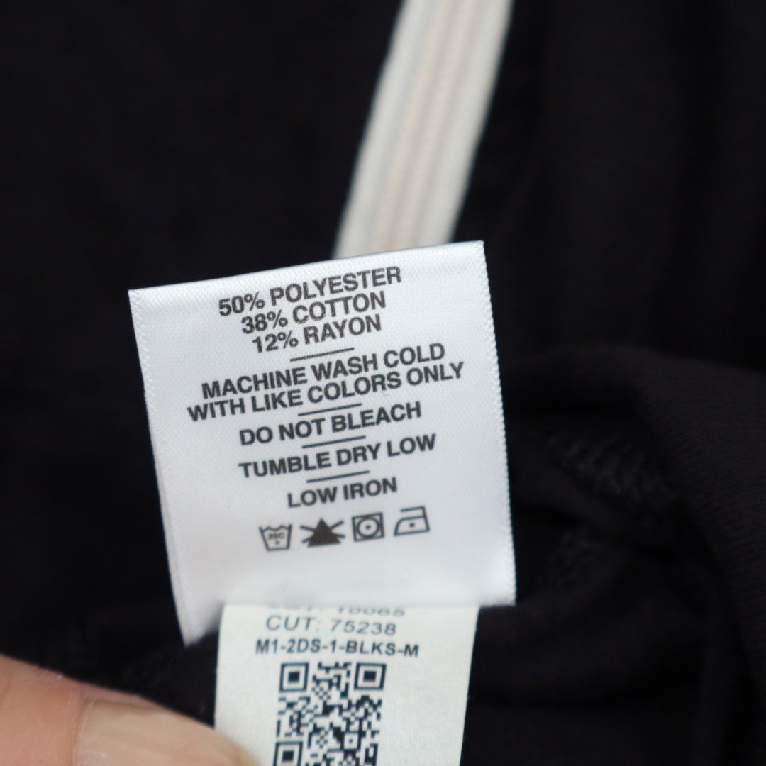 American Giant Mens Full Zip Hoodie Black Made in USA Size M