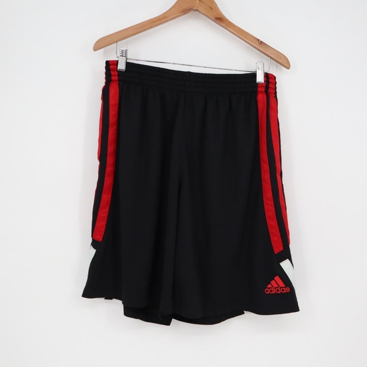 Adidas Climalite Athletic Shorts Mens L Black Stretch Elastic Waist Active Wear
