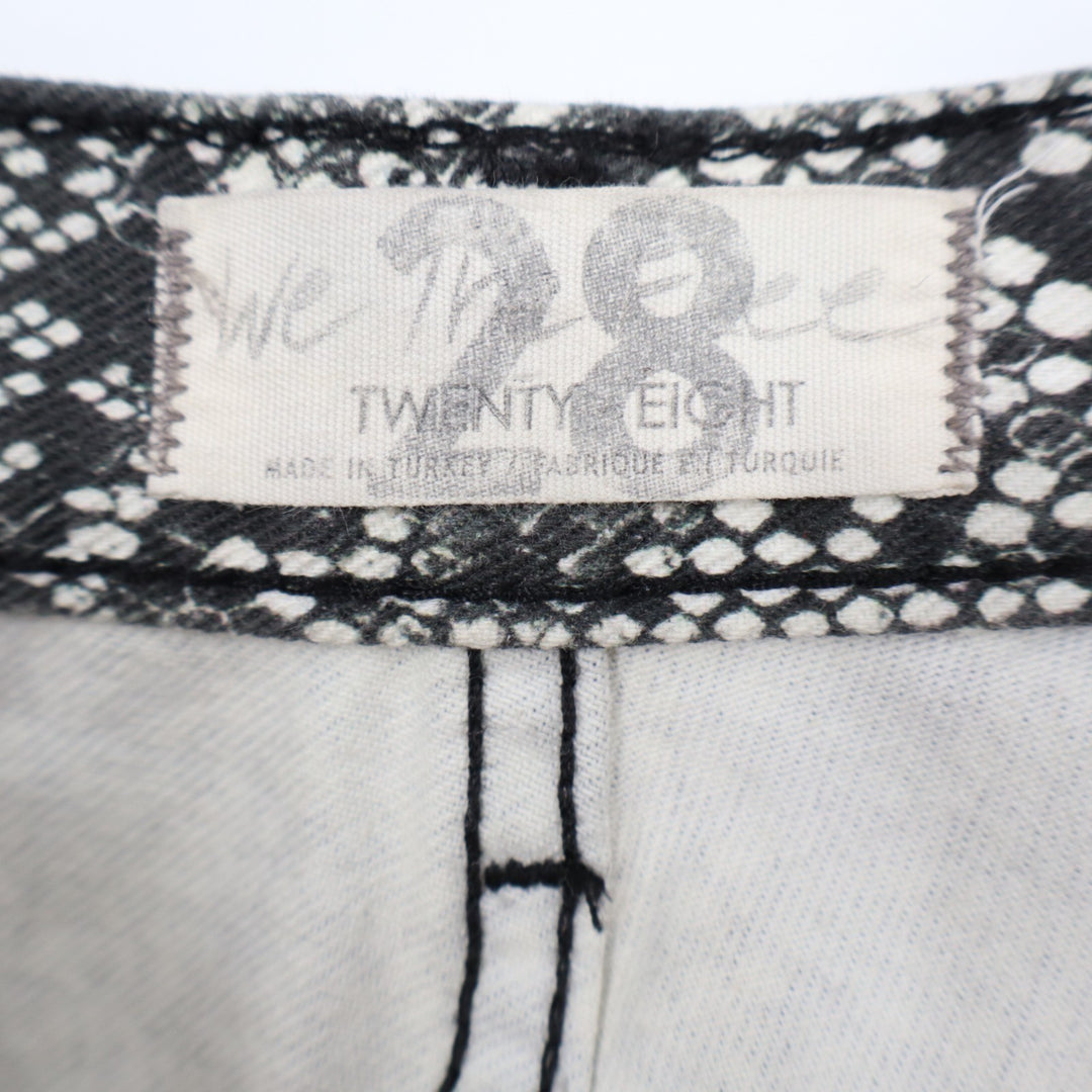 Free People We The Free Maggie Crop Jeans Women 28 Multi Denim Cotton Distressed