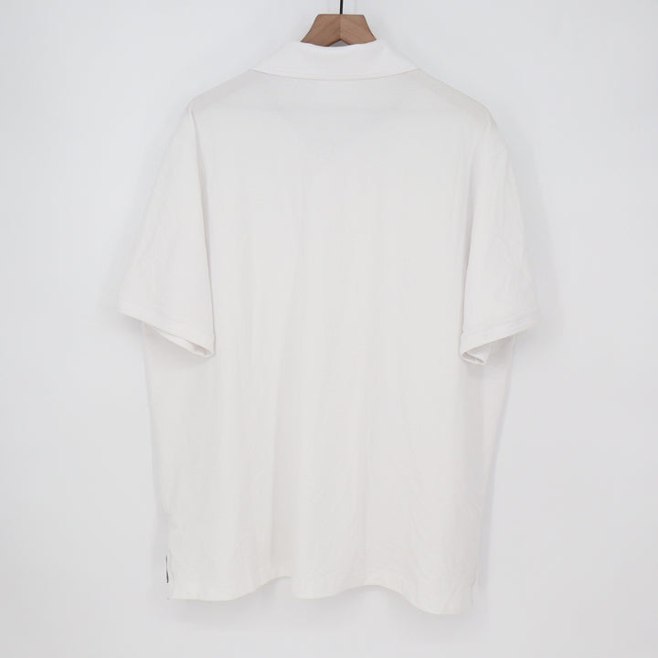 Walter Hagen Clubhouse Mens XXL White Stretch Cotton Blend Golf Polo Shirt