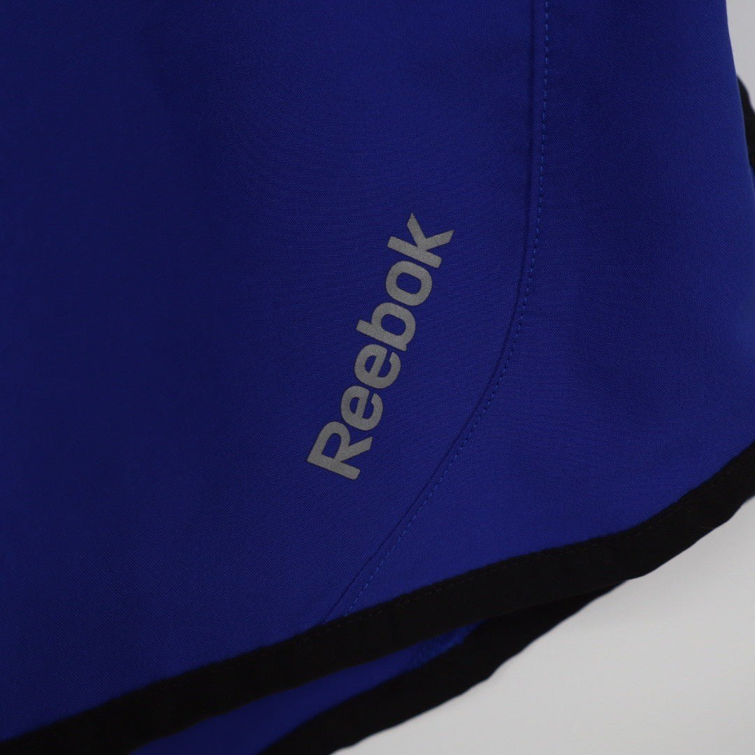 Reebok Blue Athletic Shorts Women's Size L Running Gym Workout Performance