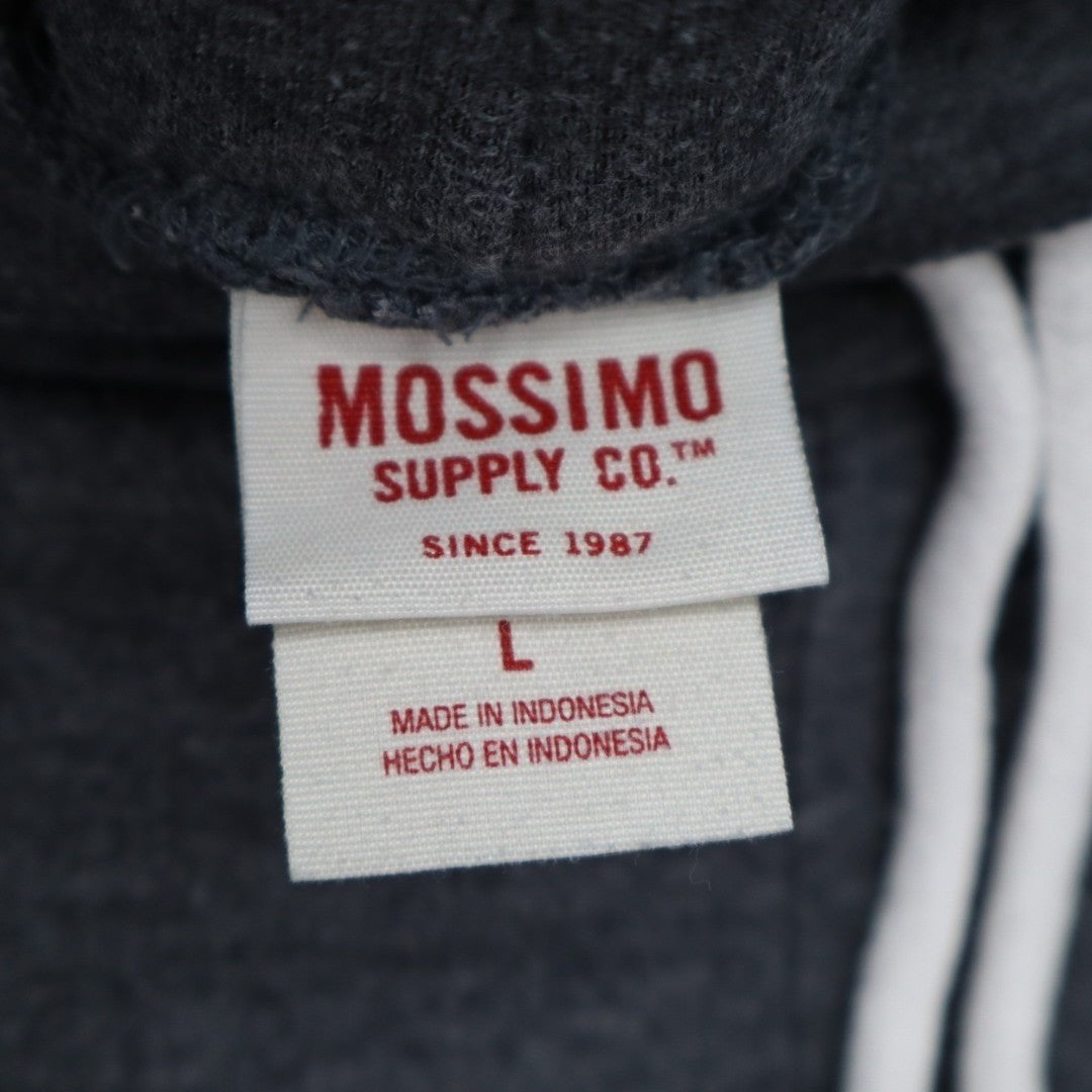 Mossimo Supply Co. Joggers Womens Large Heather Gray Stretch Drawstring Waist