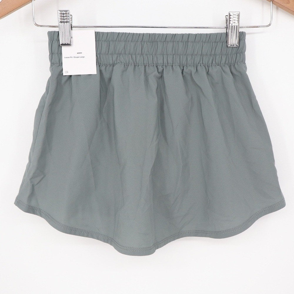 Nike One Dri-FIT Girls Training Skort Smoke Grey Size L