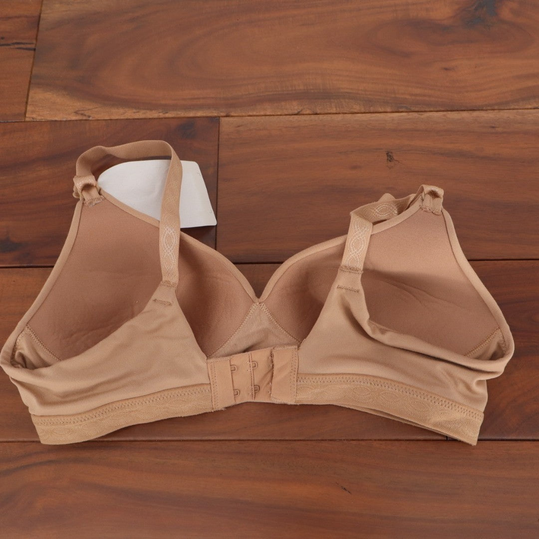 Warners Simply Perfect Super Soft Wirefree Bra Womens 34A Nude Adjustable Strap