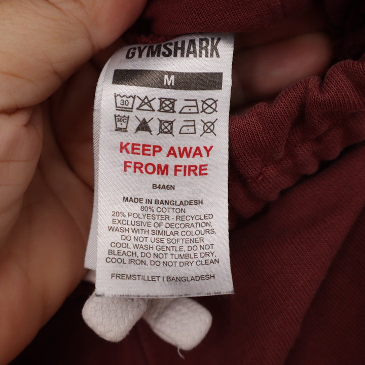 Gymshark Lifting Club Burgundy Joggers Sweatpants Size M