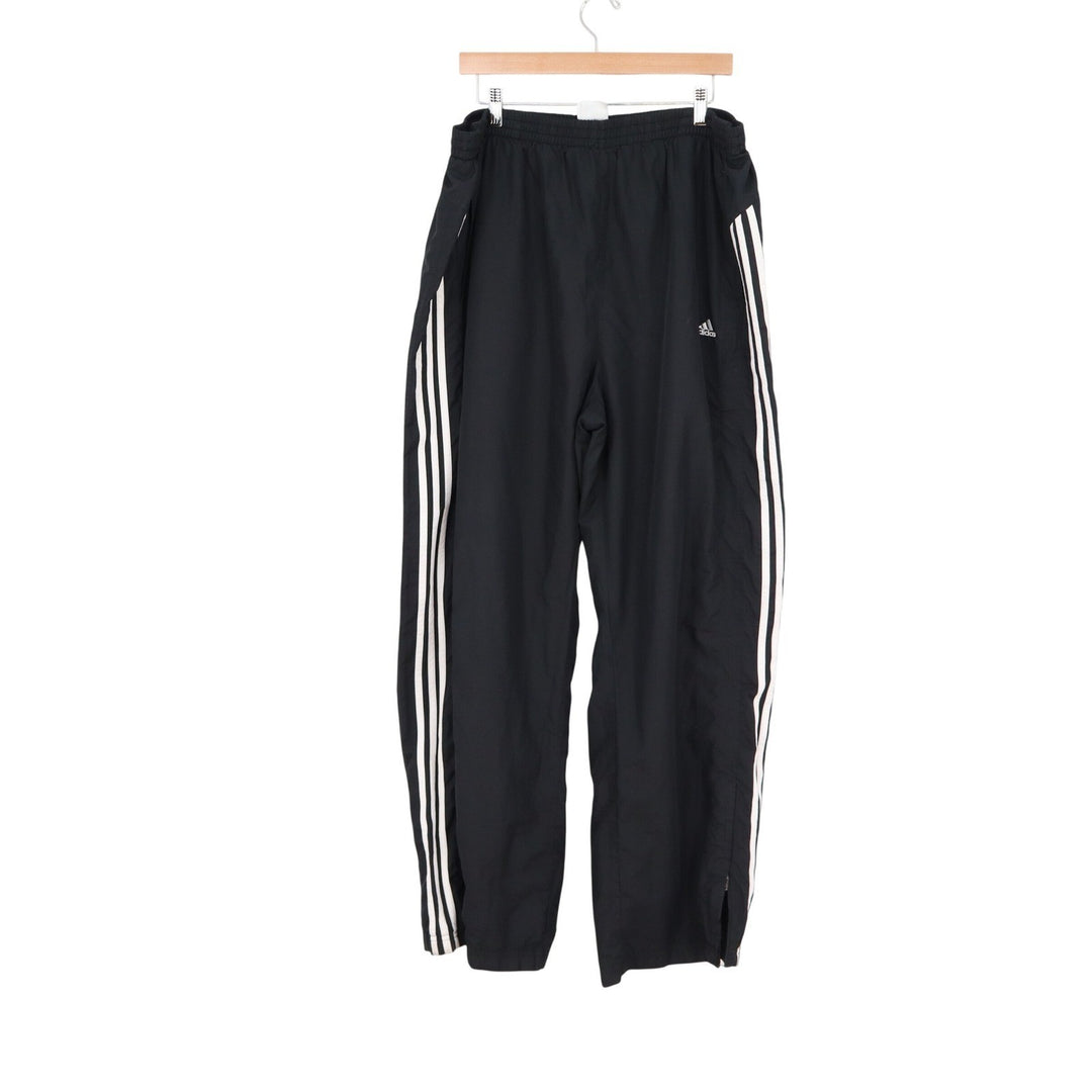Adidas Mens Clima365 Track Pants Black 3-Stripe Windbreaker 3XL