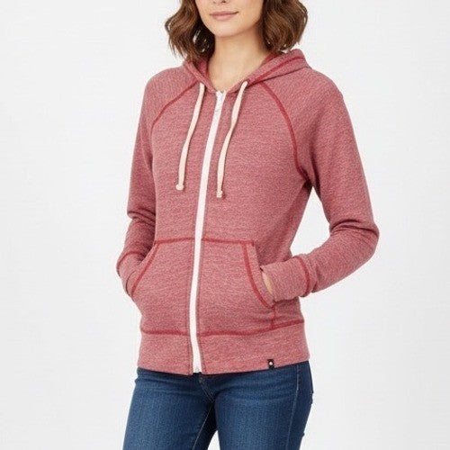 American Giant Women's Lightweight Full Zip Size XS Made In USA