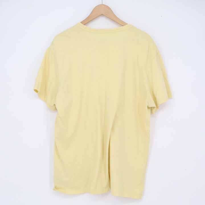 Polo Ralph Lauren T-Shirt Mens XL Short Sleeve Yellow Pony Logo Excellent
