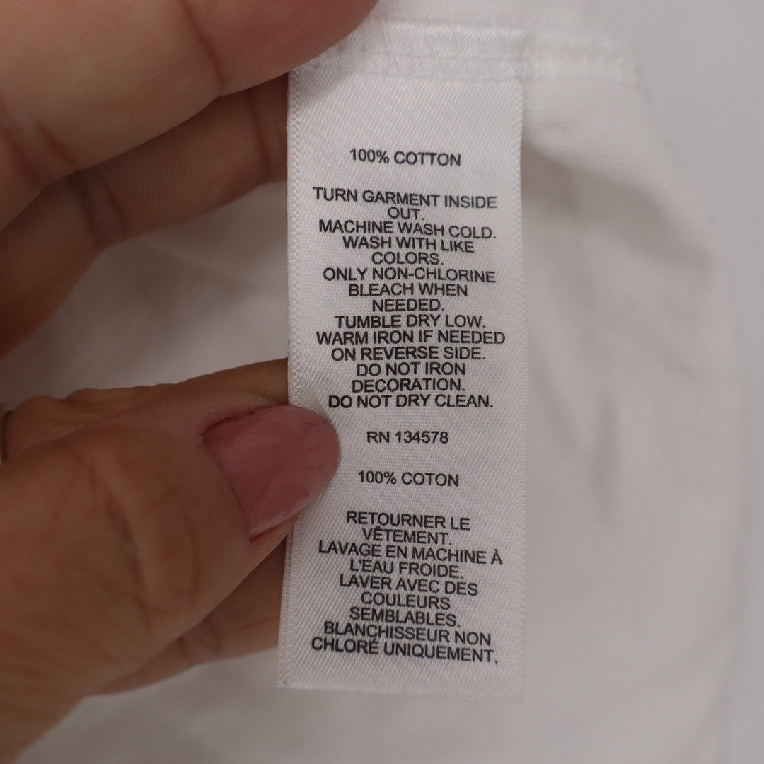 Vineyard Vines Boys White American Flag Boat Pocket T-Shirt Size M 12-14
