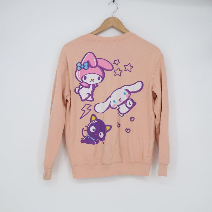 Sanrio Hello Kitty and Friends Kindness Matters Peach Sweatshirt XS Kuromi 2024