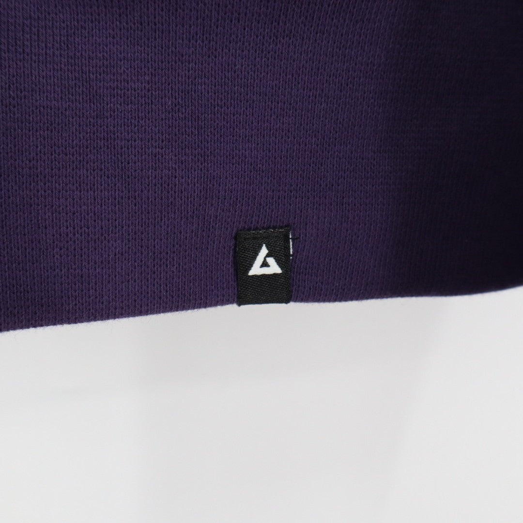 American Giant Diamond Stitch Classic Full Zip 2.0 Hoodie Womens L Purple Velvet