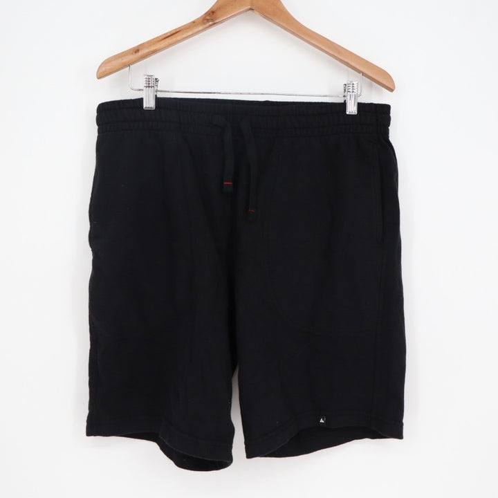 American Giant Sweat Shorts Mens Large Black Cotton Drawstring Waist Casual