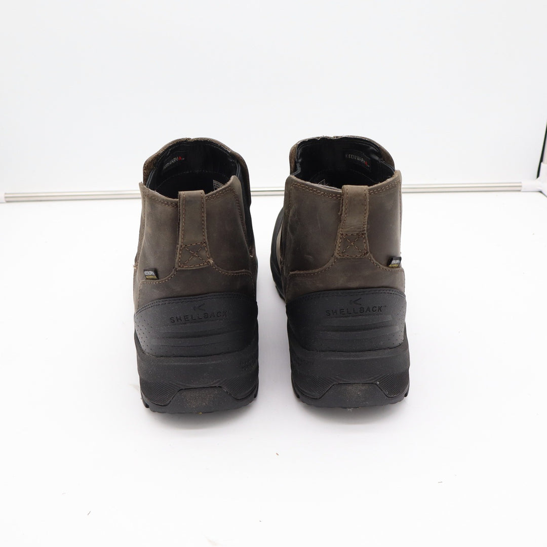 KEEN Anchorage III Waterproof Chelsea Boots Mens 13 Dark Earth Black
