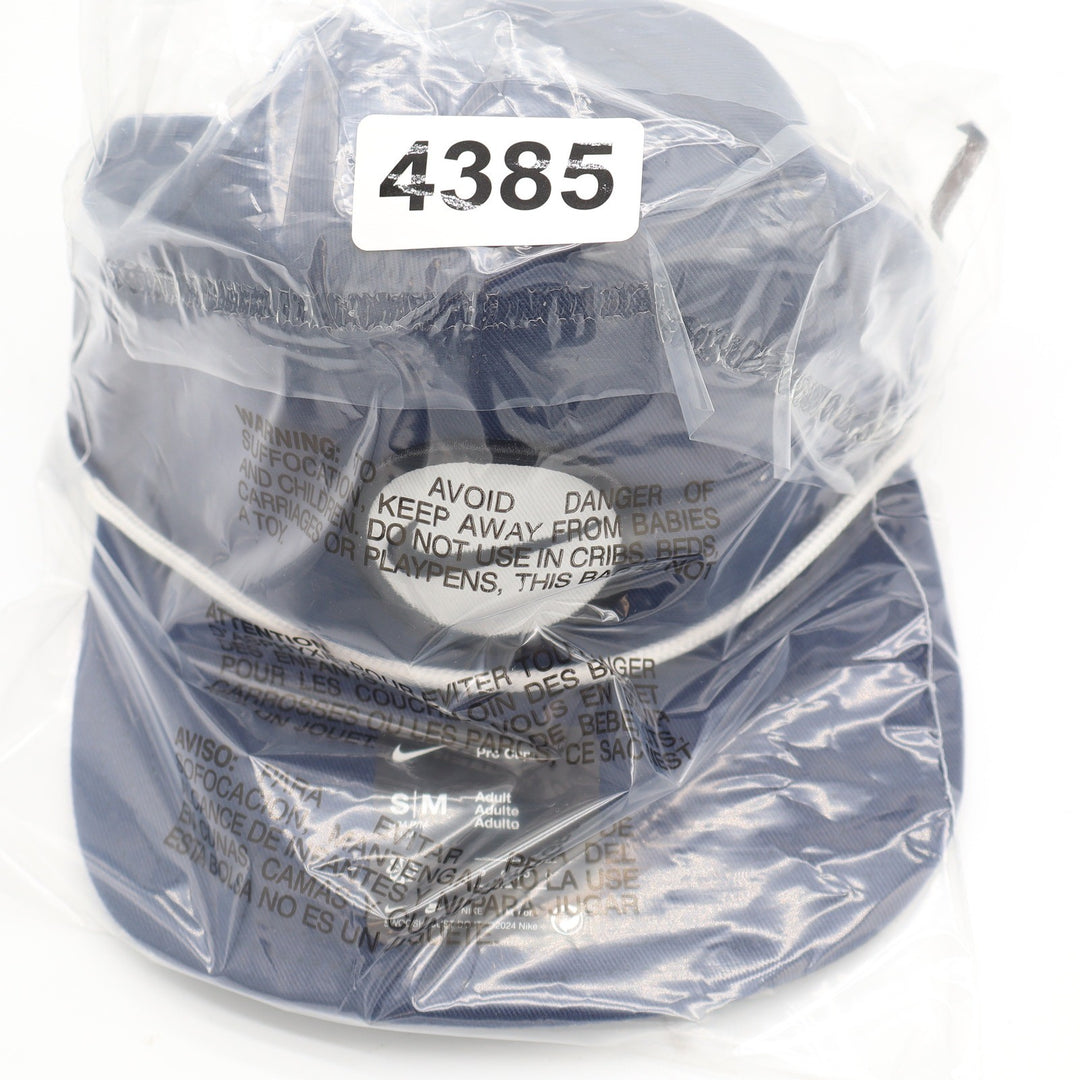 Nike Pro Cap Dri-FIT Navy Blue Flat Brim Rope Hat S/M NEW