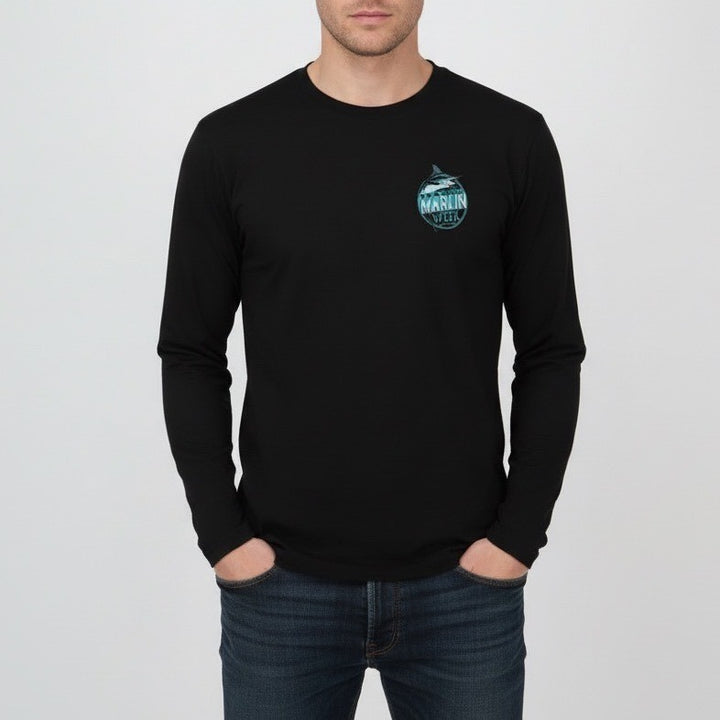 A4 Teasers Marlin Week 2015 Ocean City MD Long Sleeve T Shirt XL Black