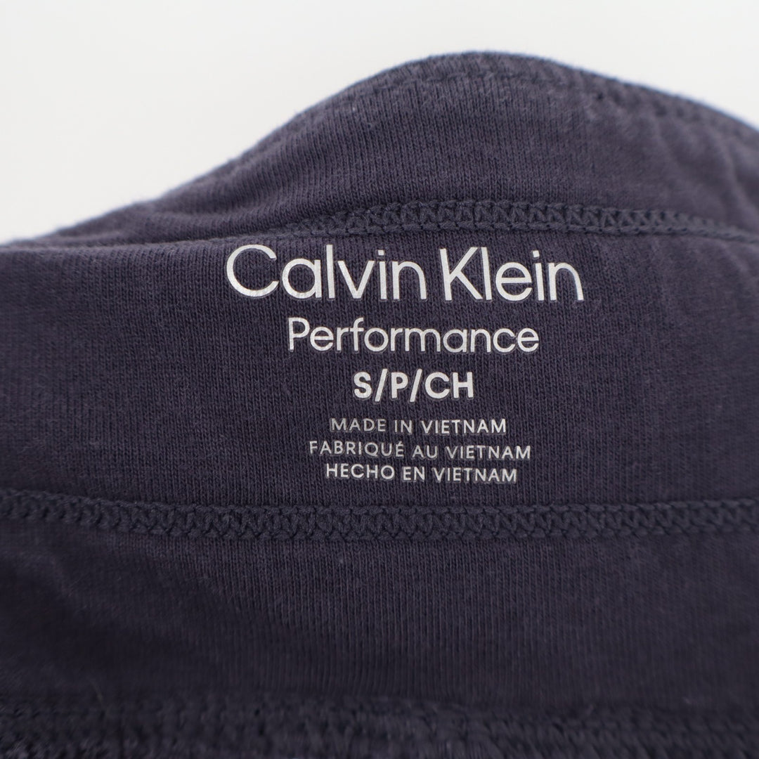 Calvin Klein Performance Crop Sweatpants Womens S Purple Side Pockets Drawstring